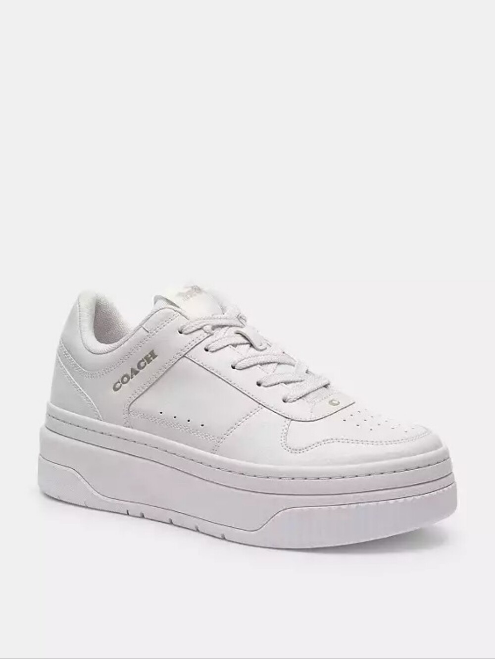 NEW! Coach Platform Sneaker In Optic White, Size 11